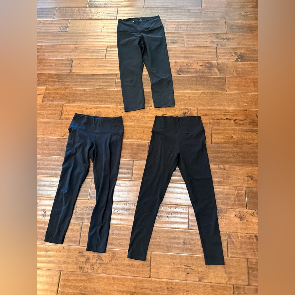 Black Leggings Set of Three